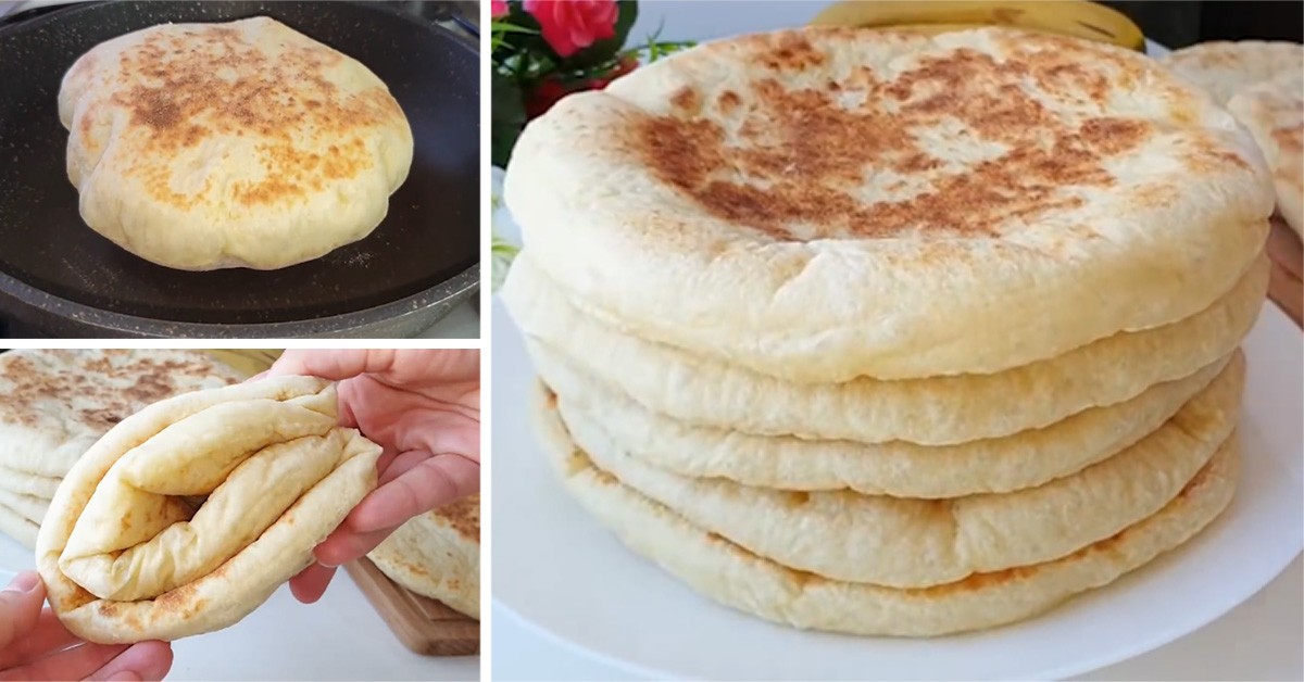 Turkish flatbreads that are very tasty and will last even several days — a recipe brought back from vacation