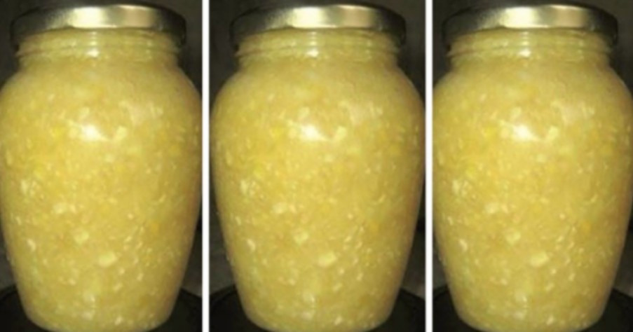 According to my grandmother, this mixture was the only remedy for dealing with illnesses. In addition, it strengthens the immune system.