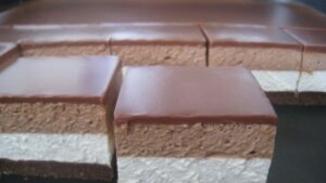 Nepečené Nutellové řezy