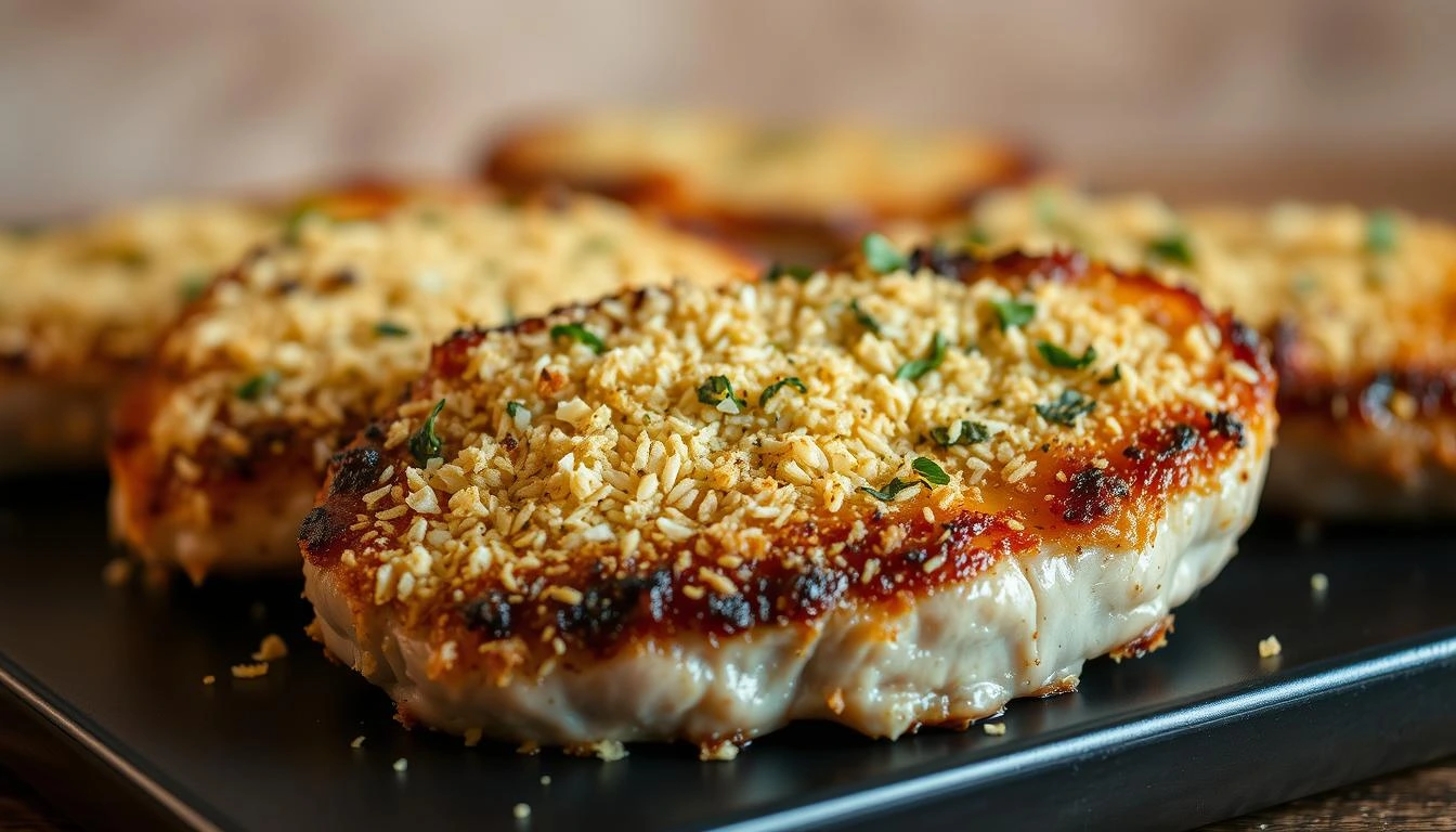 Garlic Parmesan Pork Chops: Quick & Tasty Dinner!s