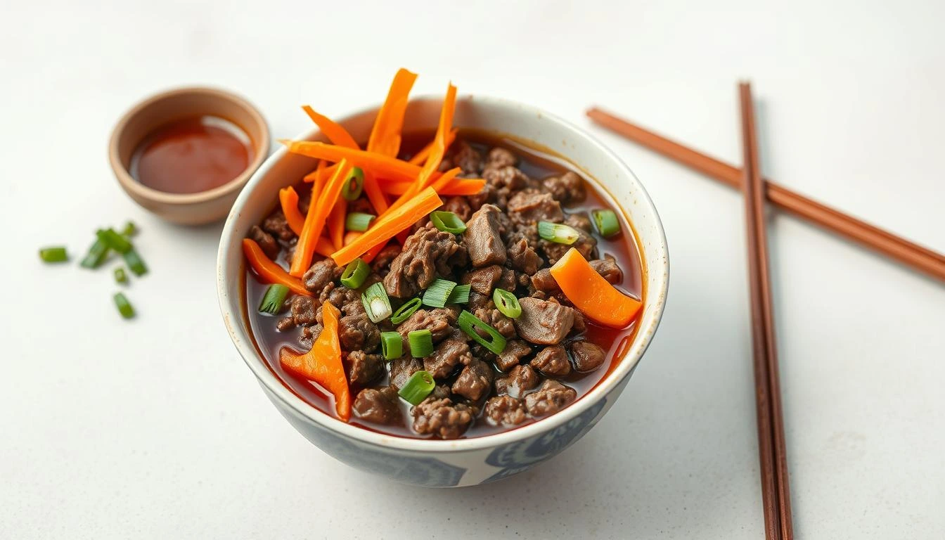 Korean Ground Beef Bowl