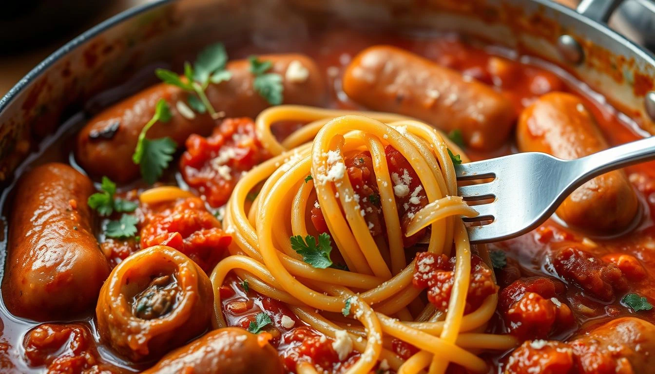 One-Pot Italian Sausage and Orzo Pasta