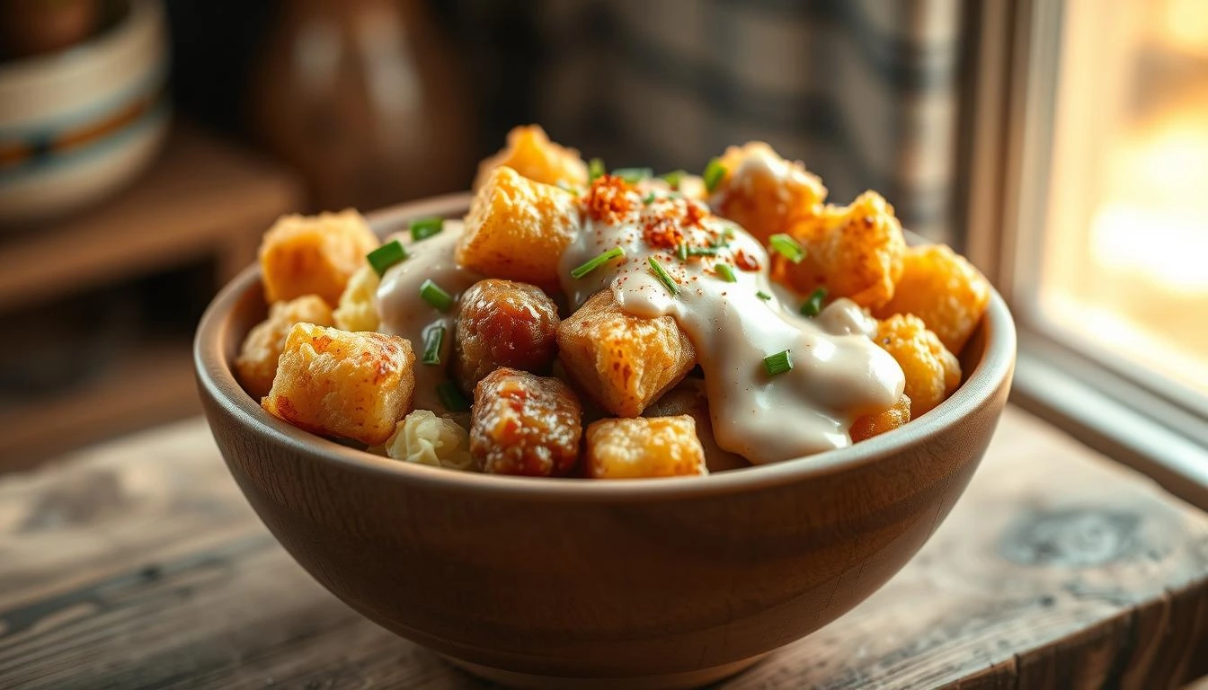 Tater Tot Breakfast Bowl