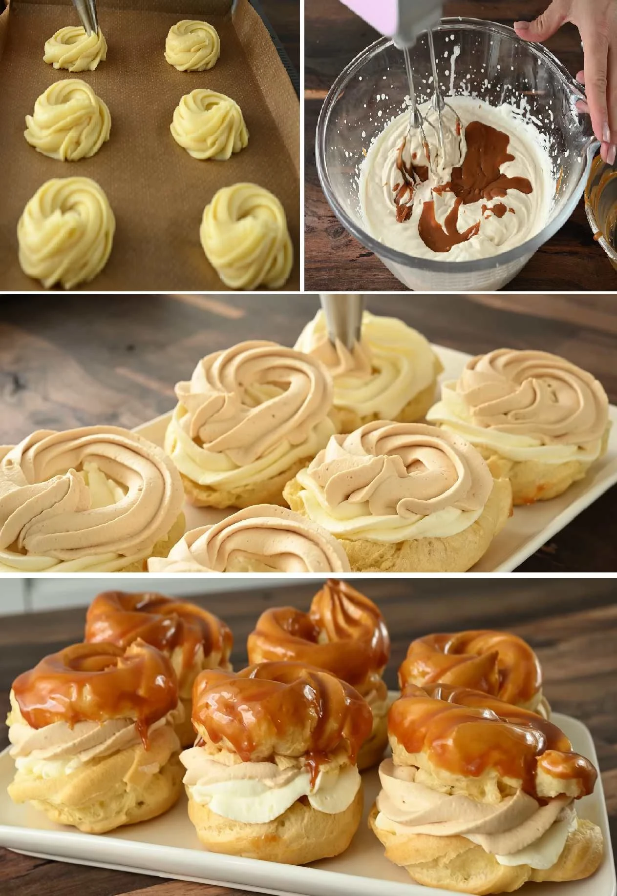 Domácí karamelové větrníky