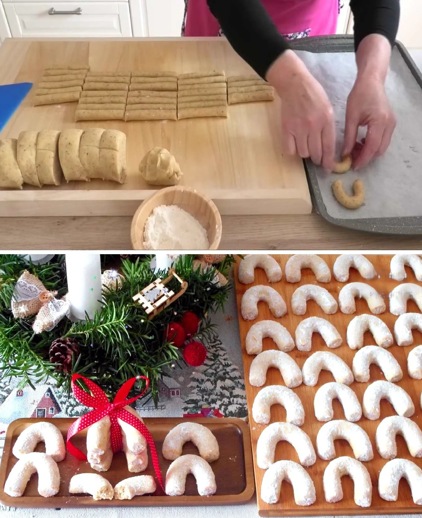 Vanilkové rohlíčky