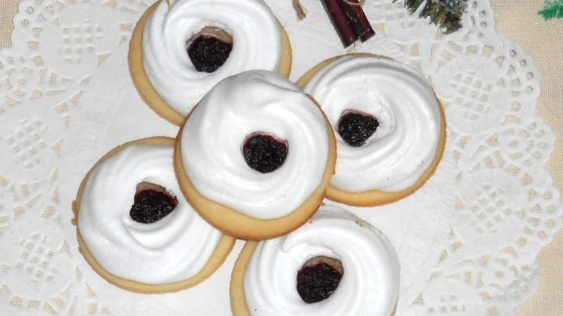 Sněhová kolečka s džemem