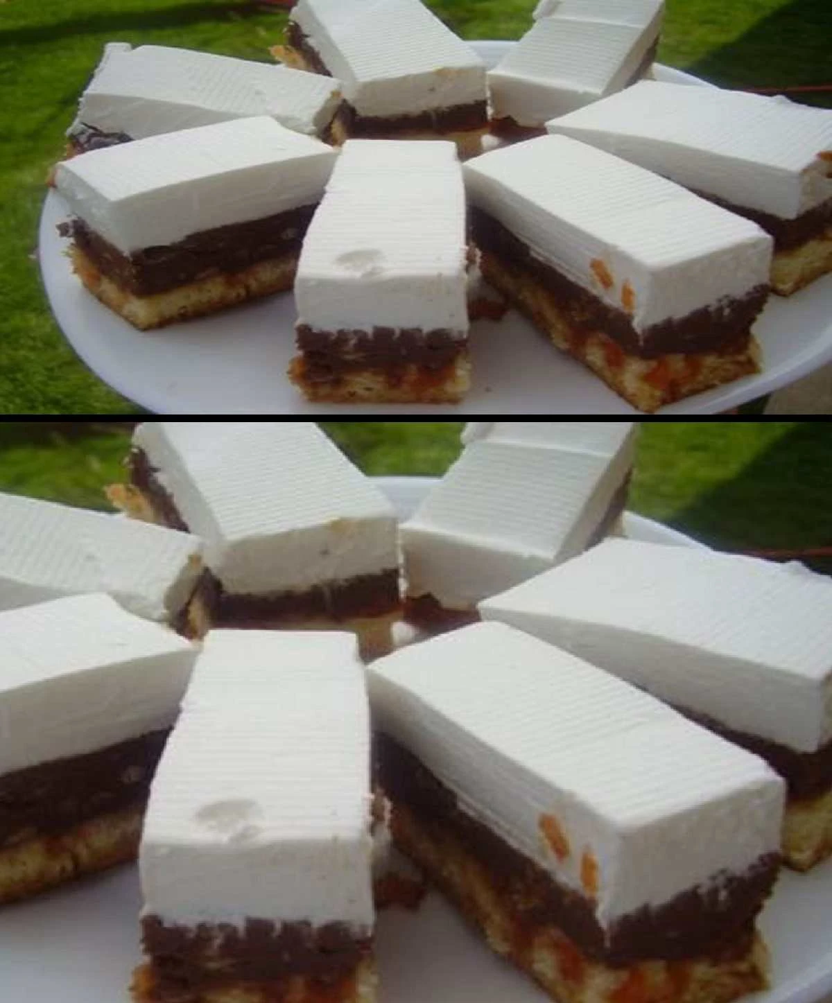 dezert s piškotovým krémem